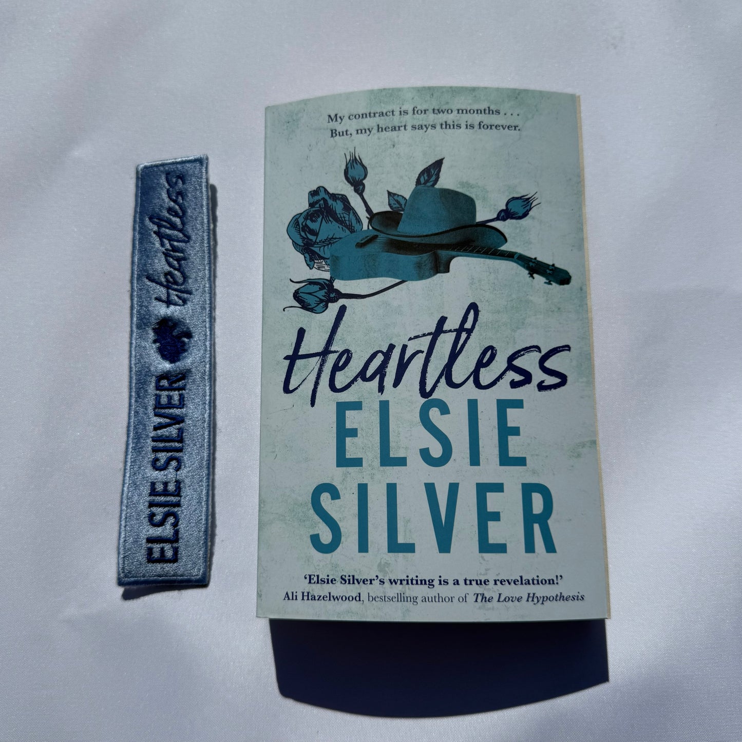 ELSIE SILVER - Heartless Embroidered bookmark