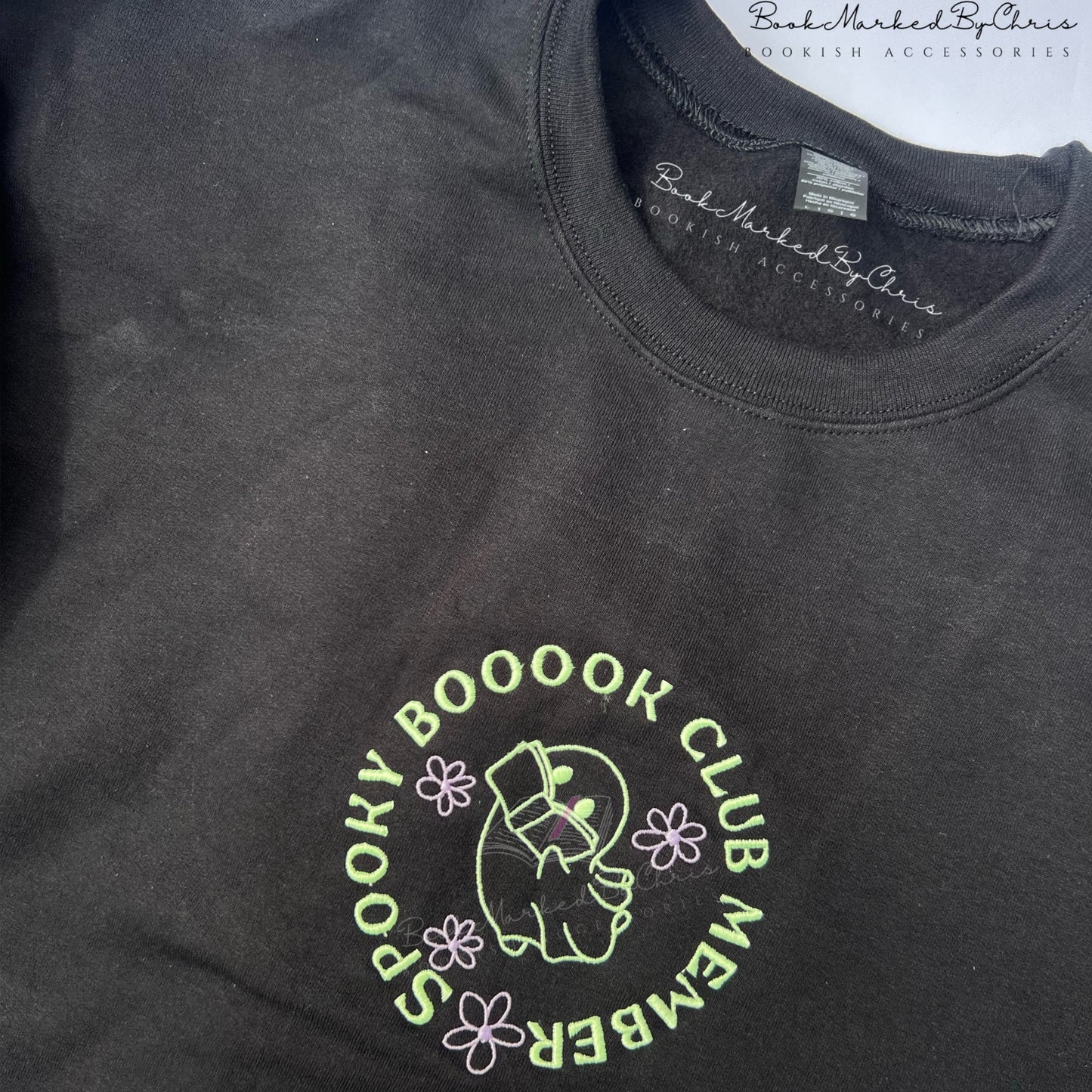 Spooky Booook Club Member - Glow In The Dark - BookmarkedbyChris
