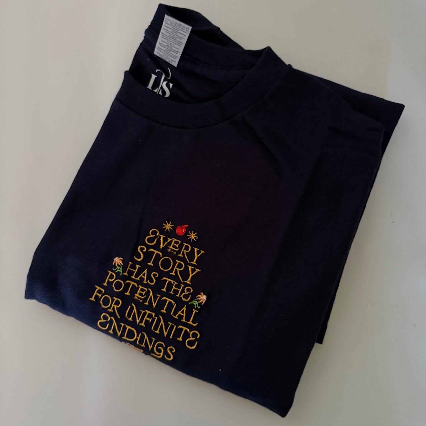 Every Story Has Potential Navy Large T-Shirt