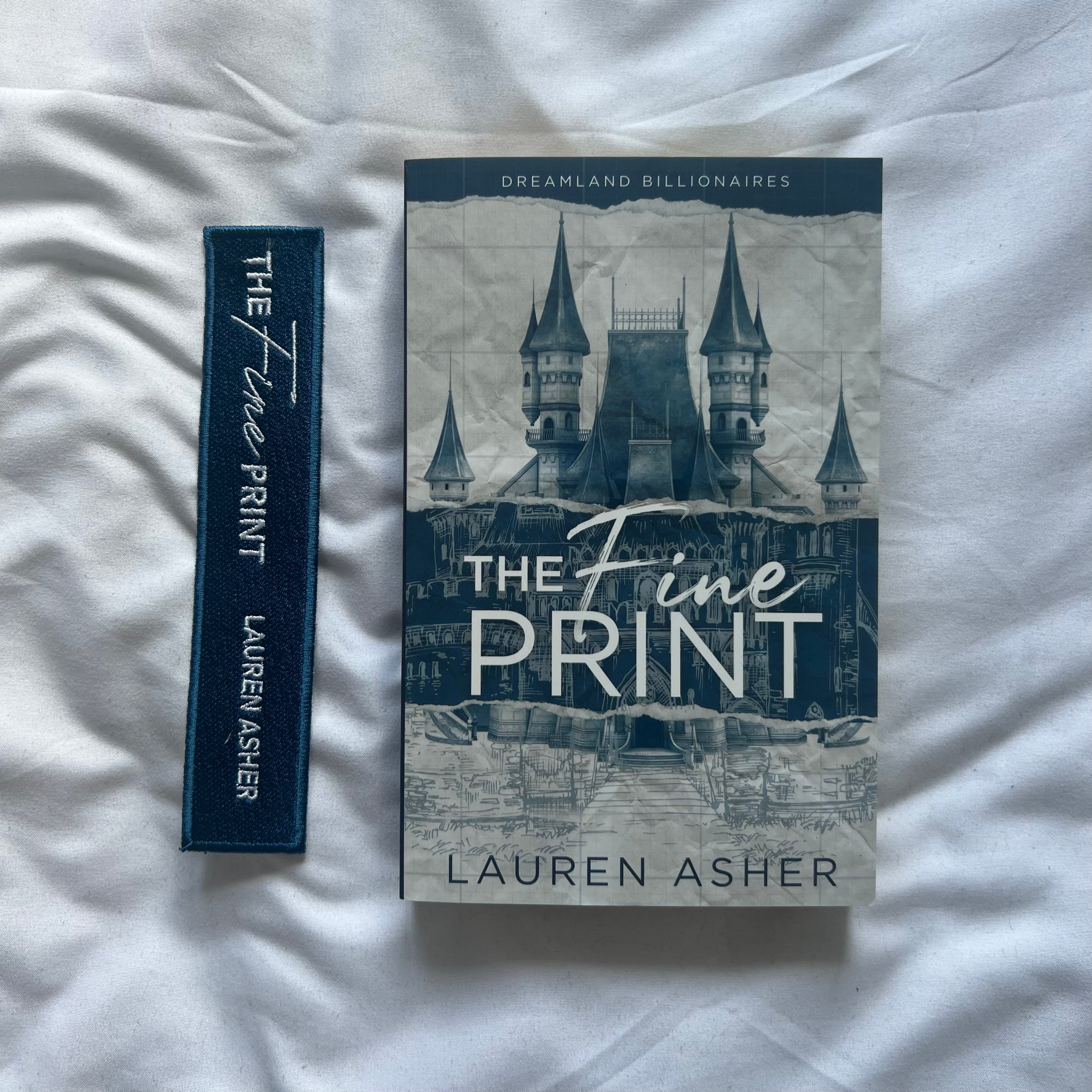 The Fine Print Embroidered bookmark – Literature Stitches