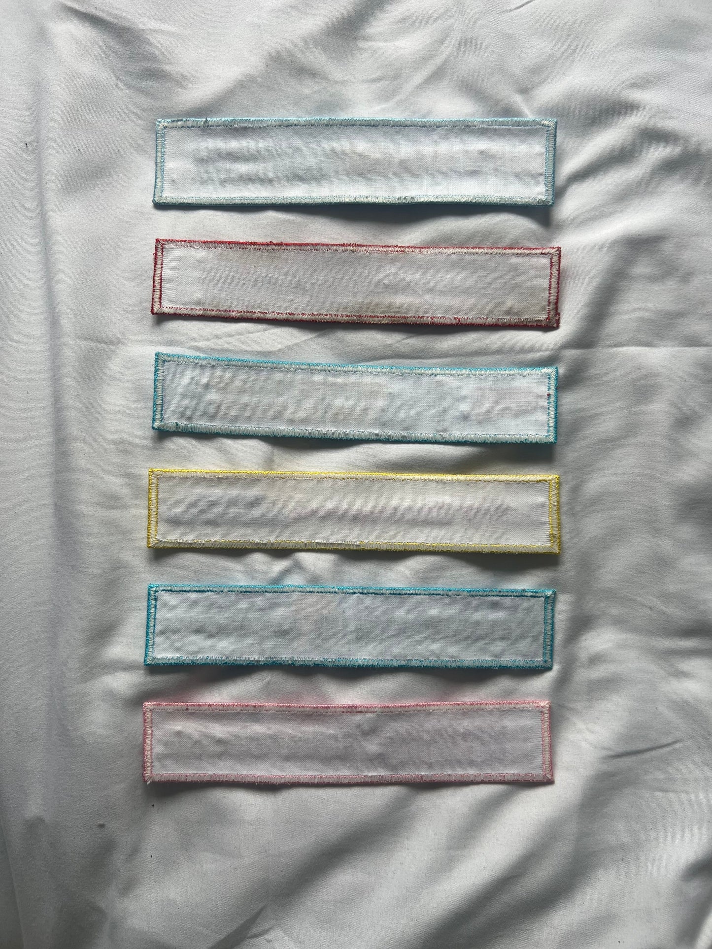 A Ballad of Never After Embroidered bookmark