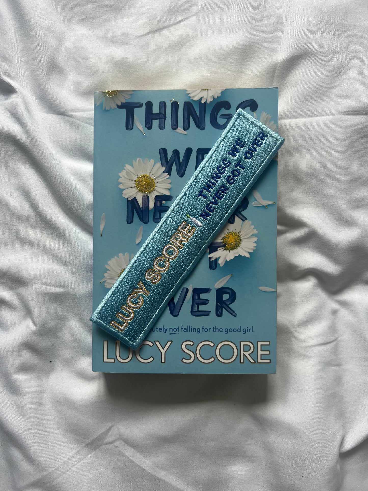 Things We Never Got Over Embroidered bookmark