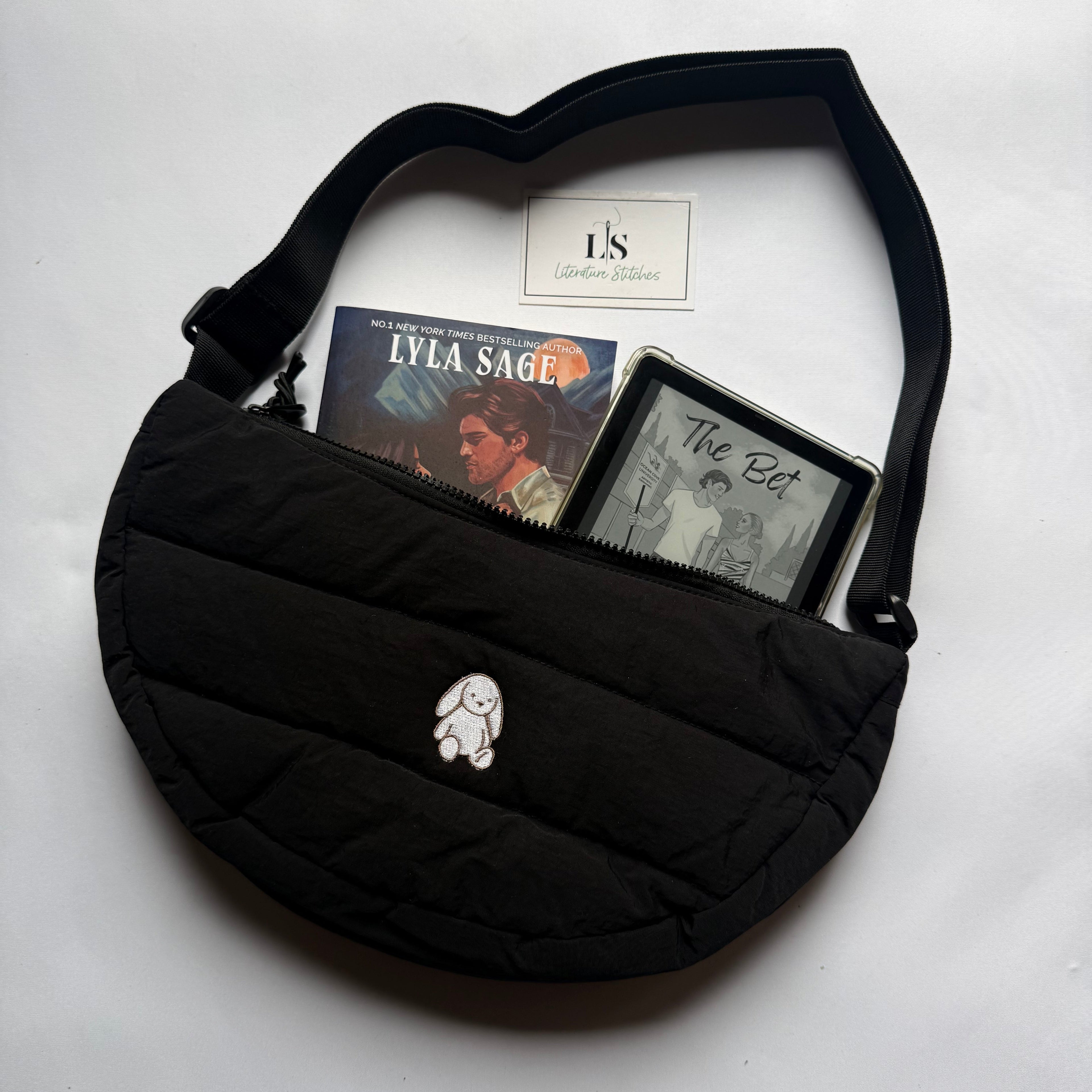 Quilted Cross Body Bag - Rabbit