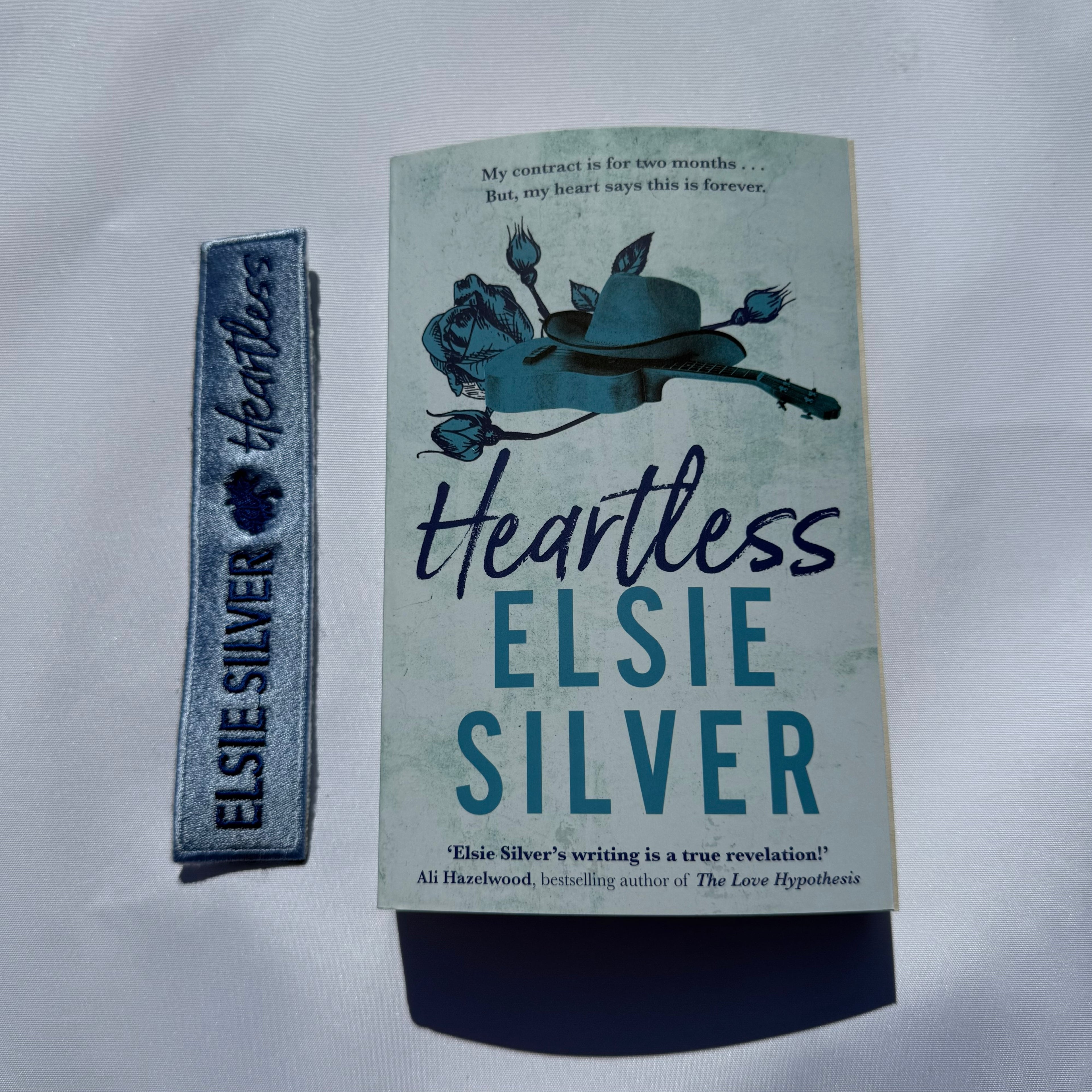ELSIE SILVER - Heartless Embroidered bookmark