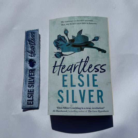 ELSIE SILVER - Heartless Embroidered bookmark
