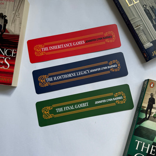 The Inheritance Games Series Bookmarks Full Set