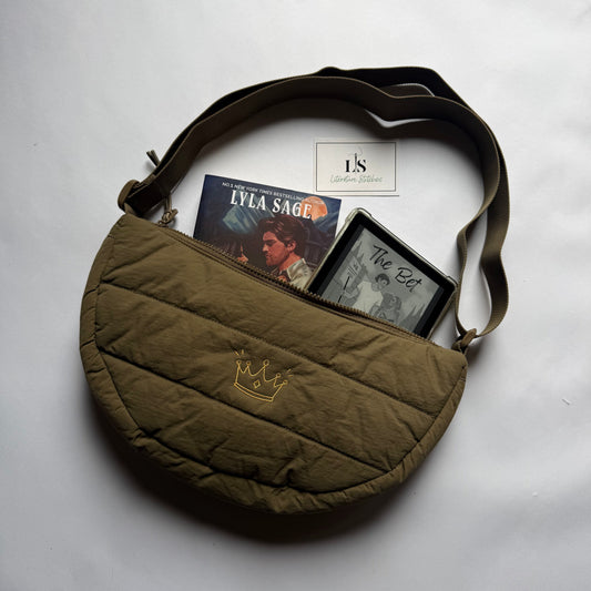 Quilted Cross Body Bag - Crown