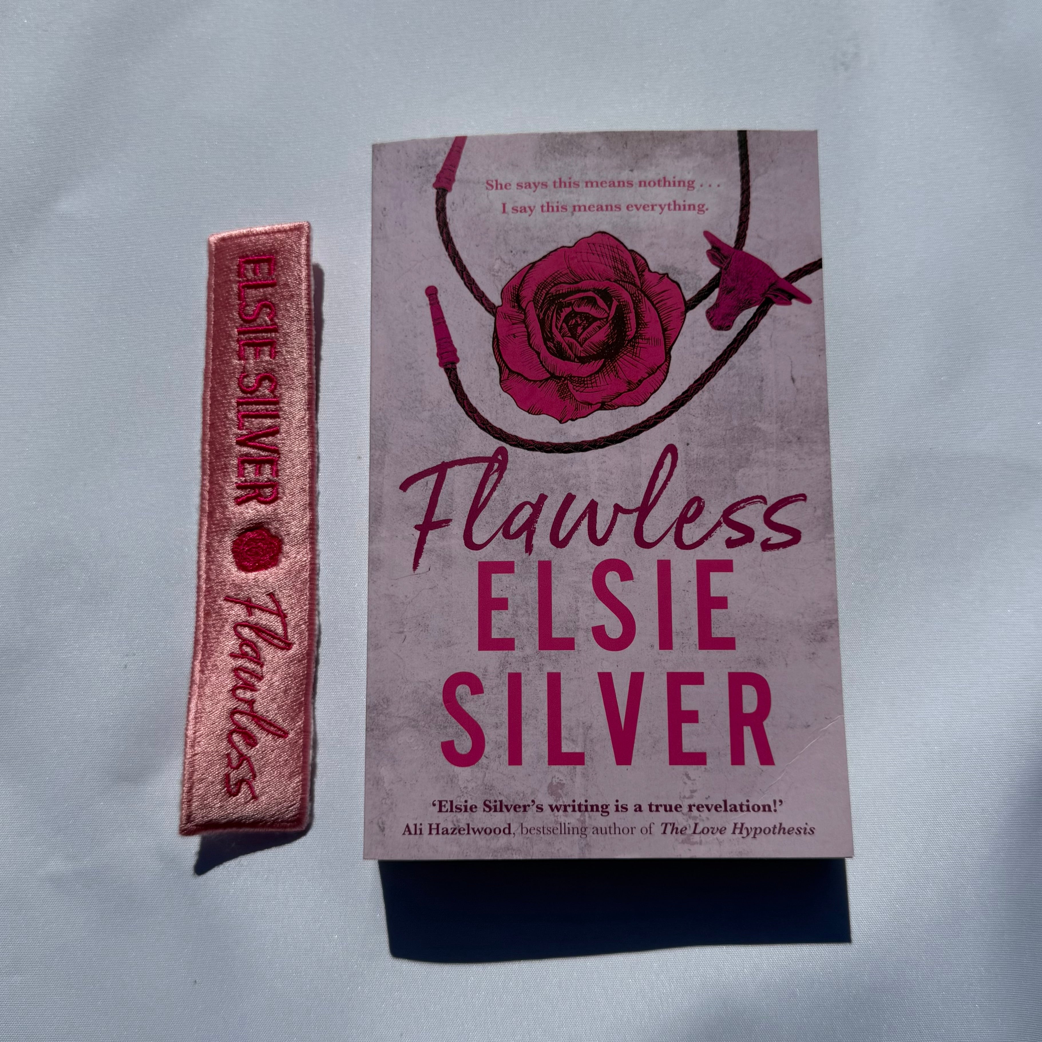 ELSIE SILVER - Flawless Embroidered bookmark