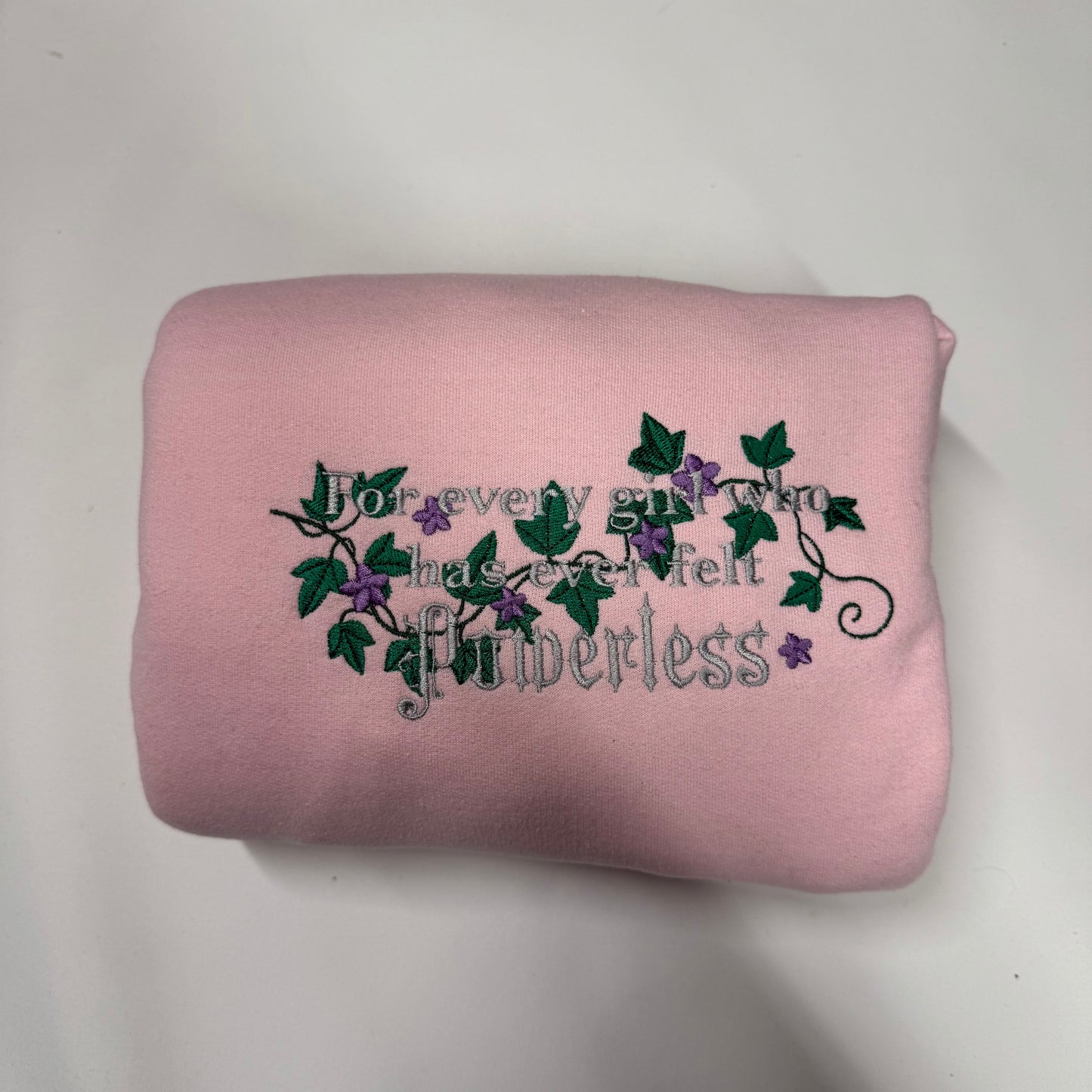 Powerless Light Pink 2XL Sweatshirt