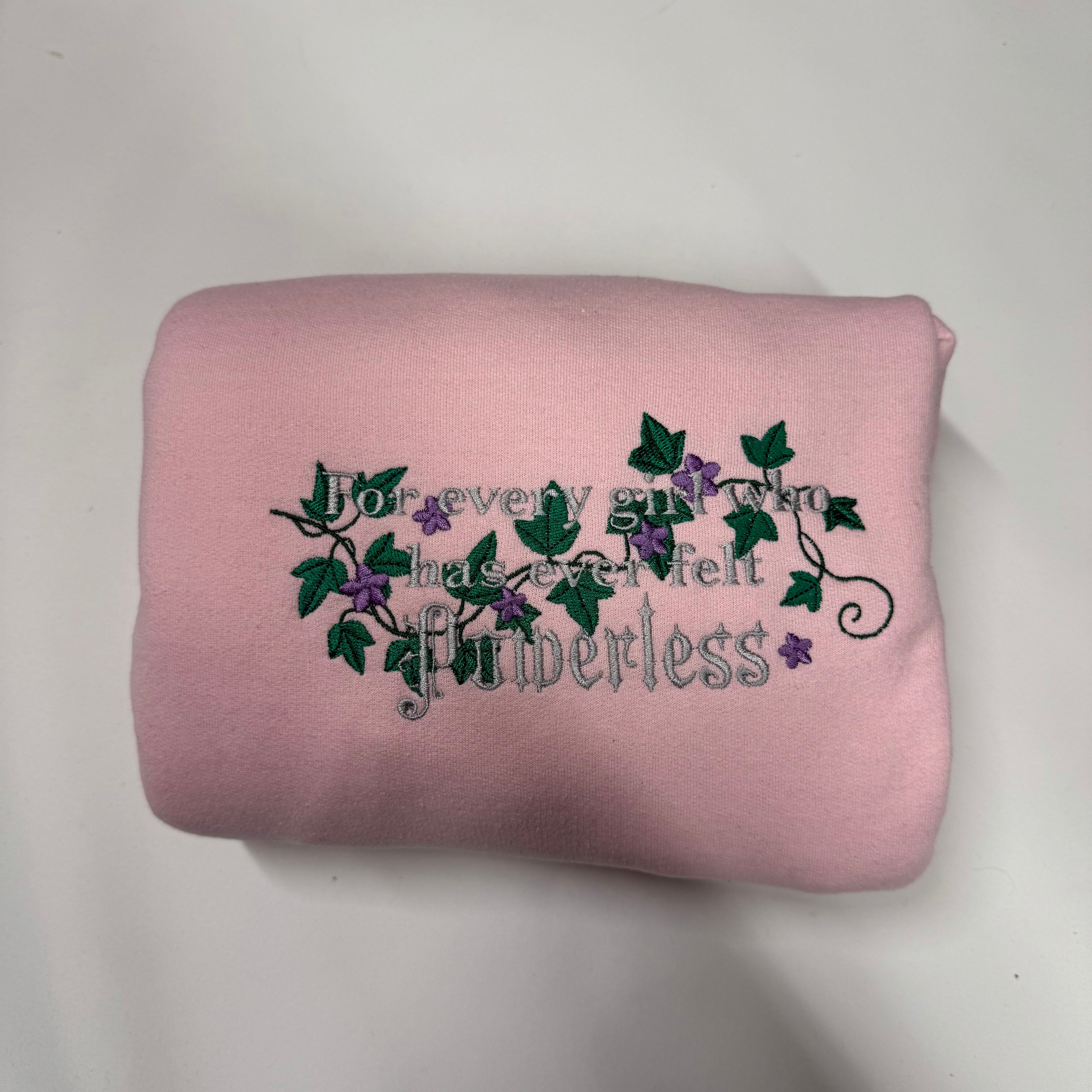 Powerless Light Pink 2XL Sweatshirt