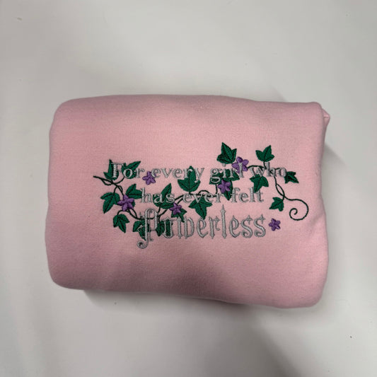 Powerless Light Pink 2XL Sweatshirt