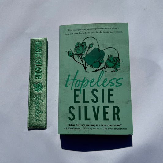 ELSIE SILVER - Hopeless Embroidered bookmark