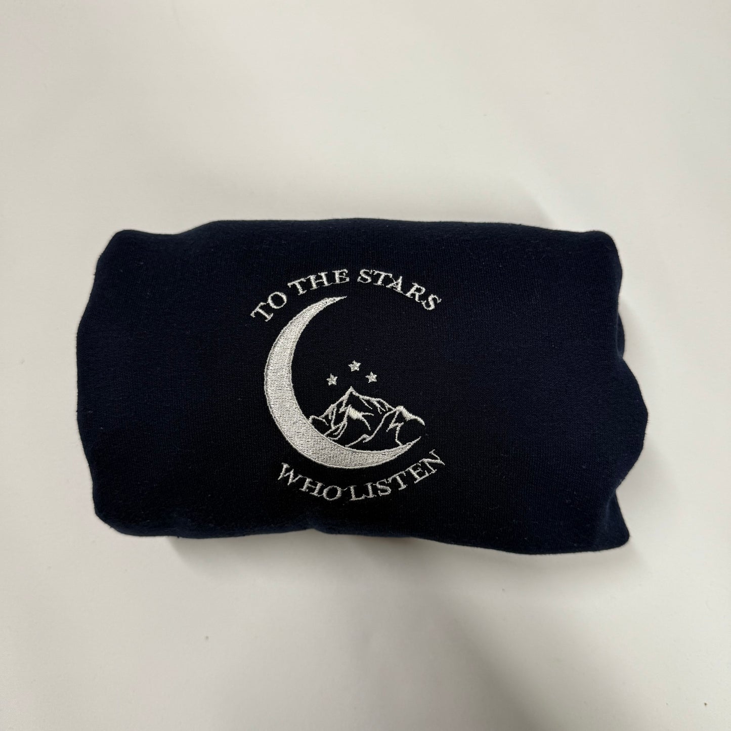 To The Stars Who Listen Navy S Sweatshirt