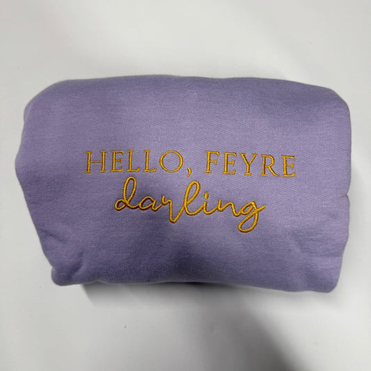 Hello Feyre Darling Lilac M Sweatshirt
