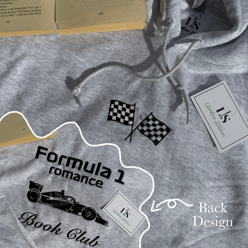 Formula 1 Romance Book Club - Front & Back