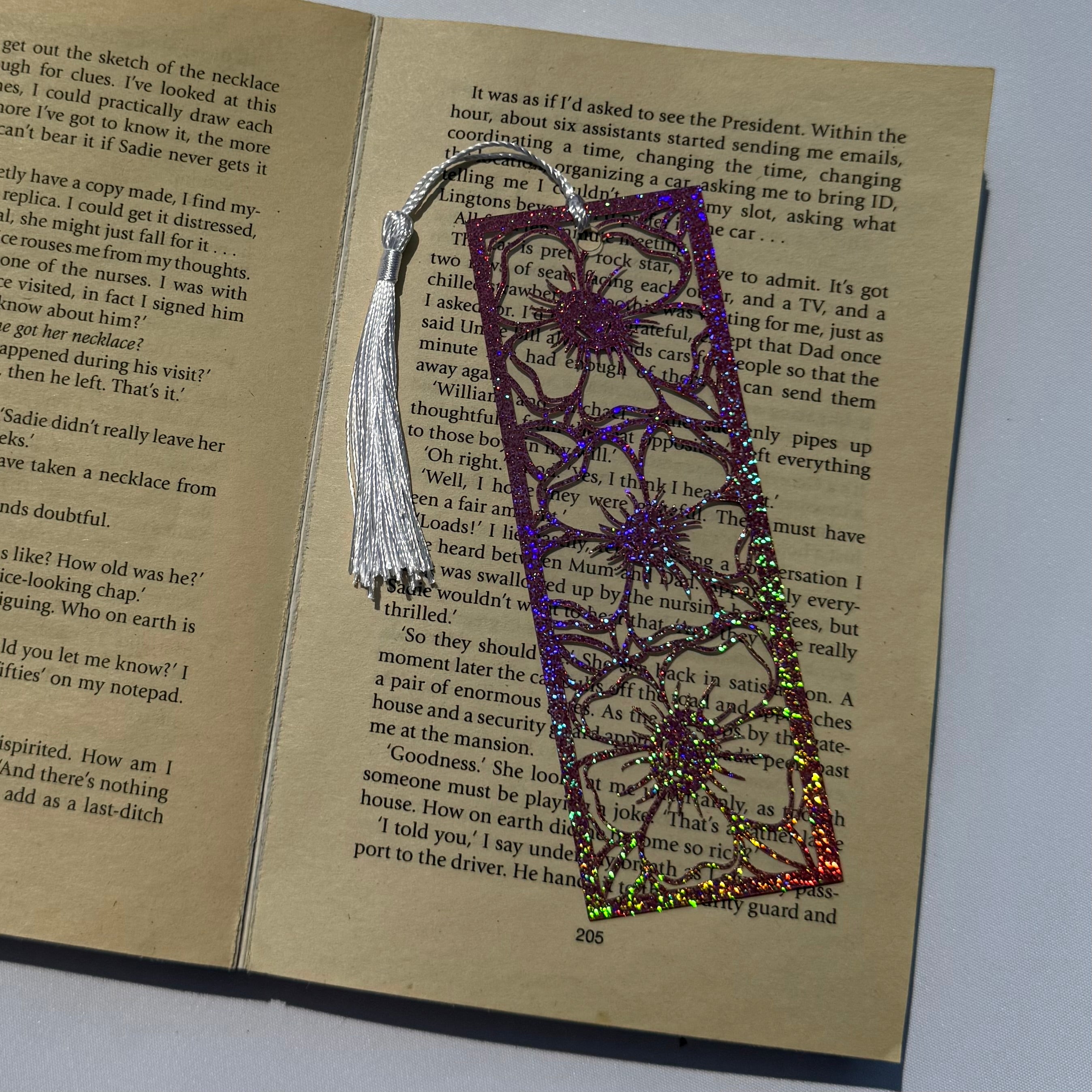 Cute Flower Acrylic Bookmark - Bookmarked By Chris