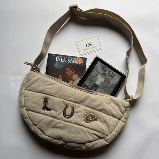 Quilted Cross Body Bag - Cowboy
