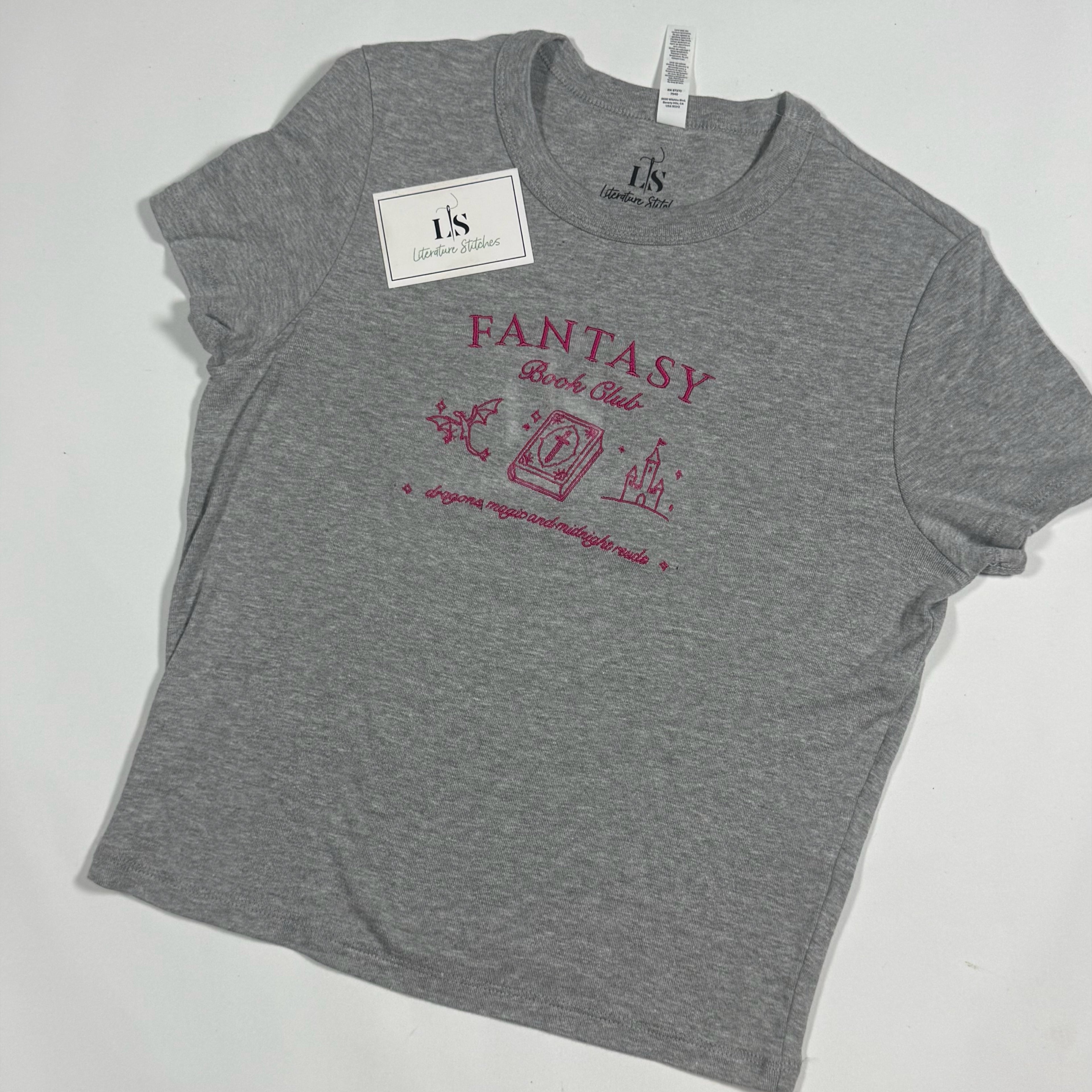 Fantasy Book Club Baby Tee