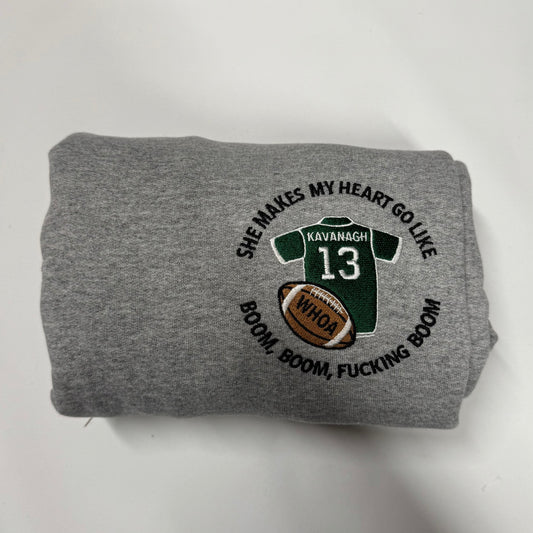 Boom, Boom Grey M Sweatshirt