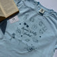 Summer Is Fully Booked - Printed Chambray T-Shirt