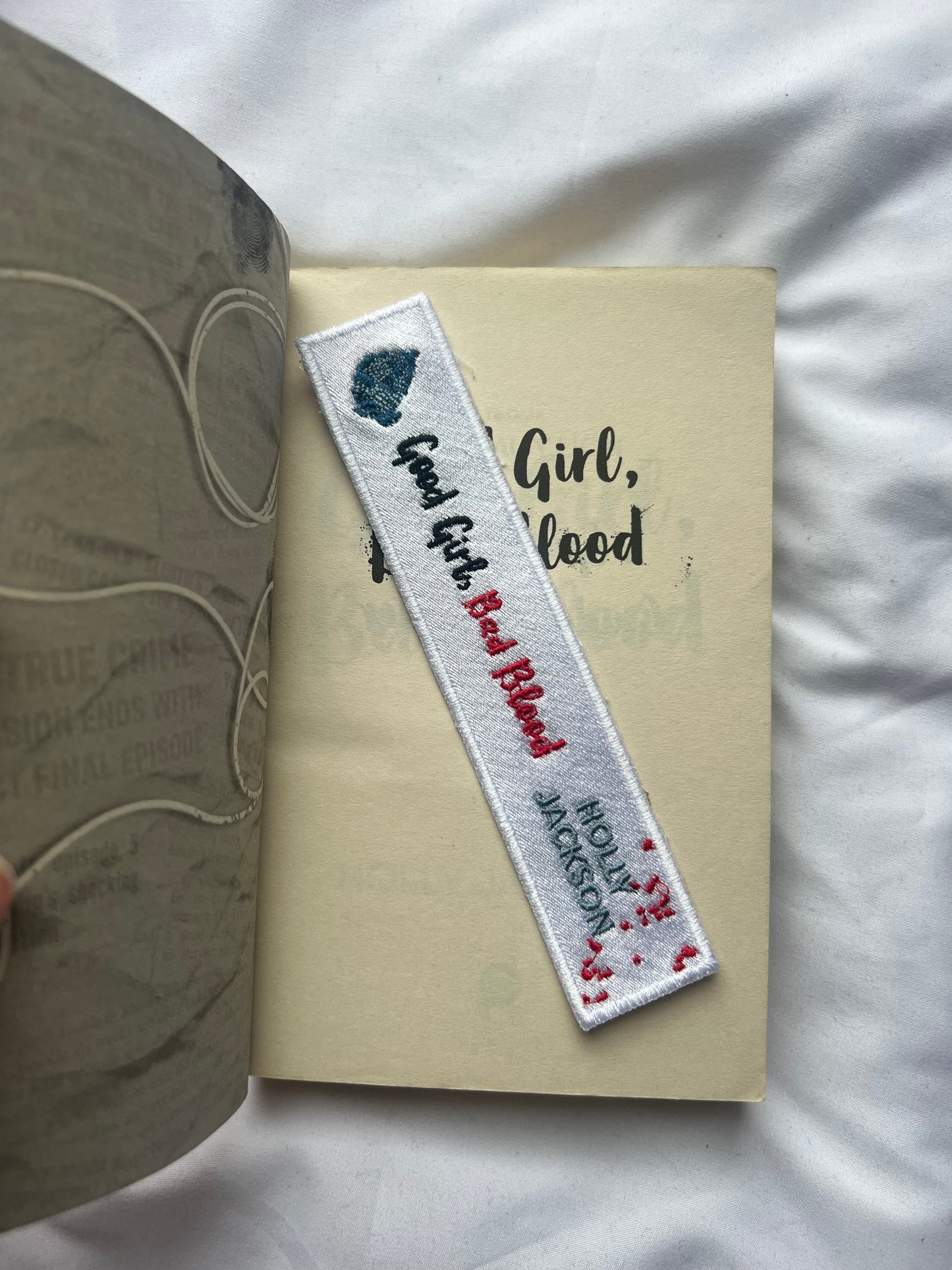 Good Girl Bad Blood Embroidered bookmark
