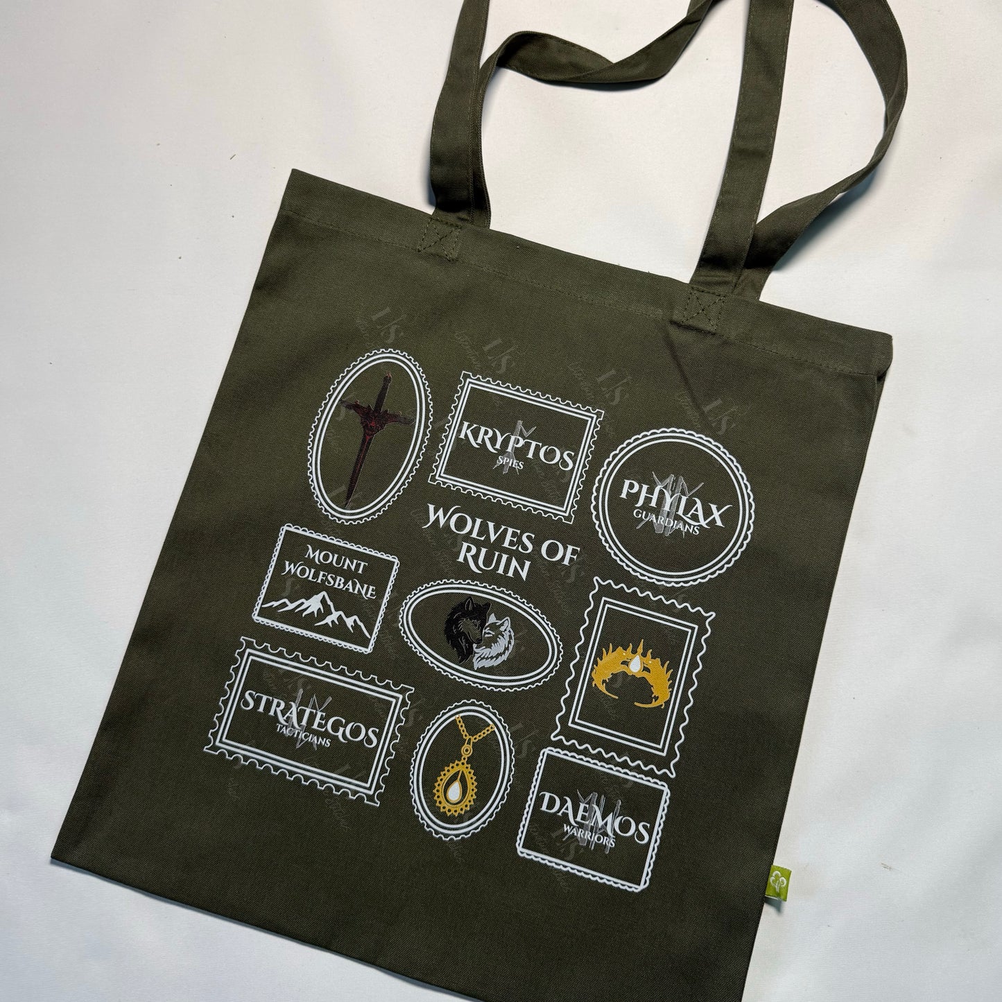 Wolves Of Ruin Printed Tote Bag