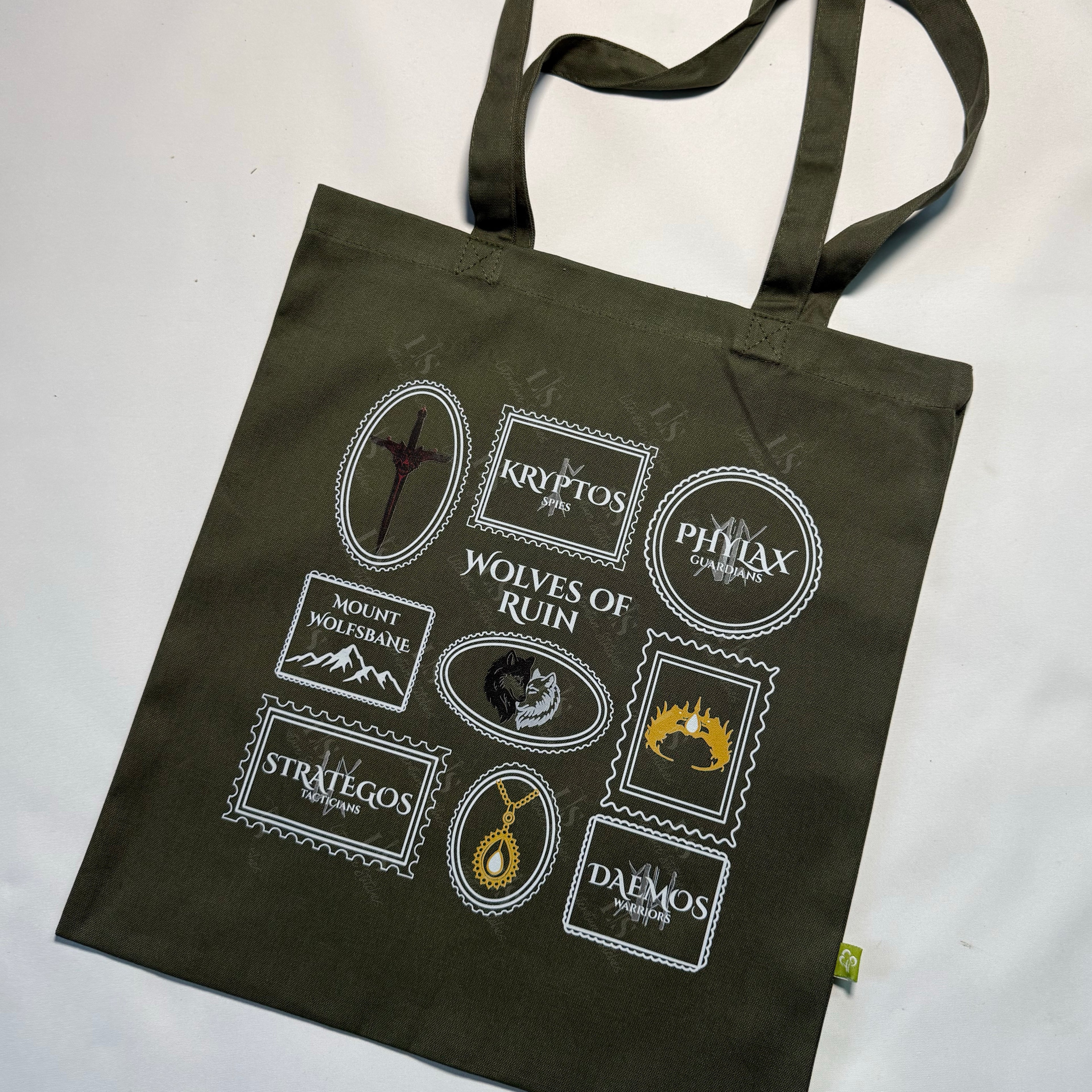 Wolves Of Ruin Printed Tote Bag