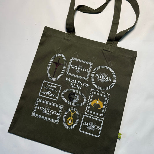 Wolves Of Ruin Printed Tote Bag