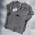 Ice Skate Grey Baby Tee