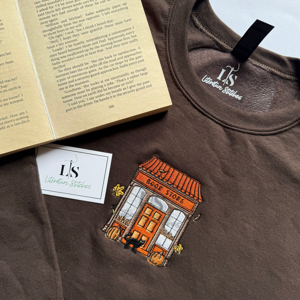 Autumn bookstore sweatshirt