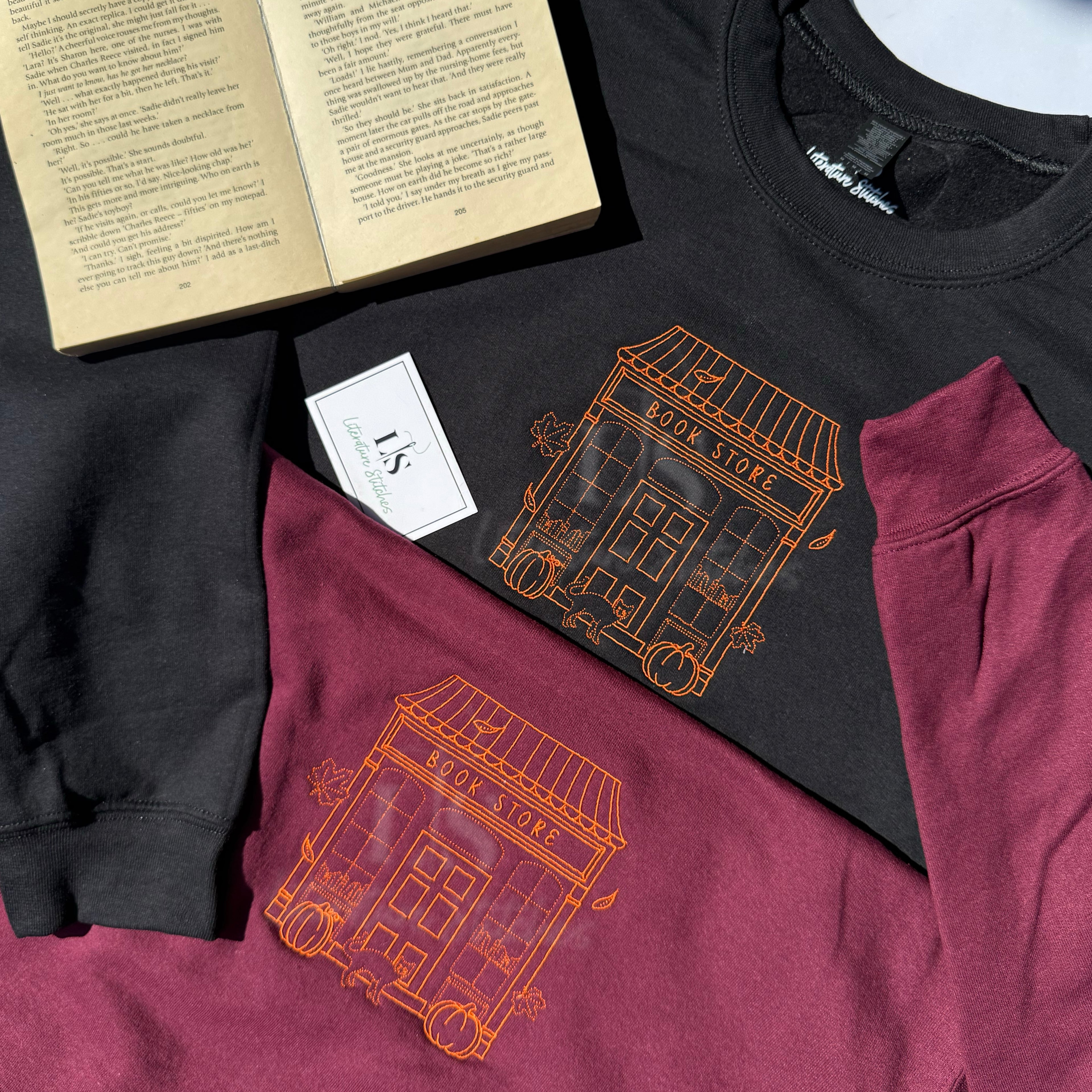 Autumn bookstore sweatshirt
