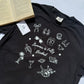 Summer Is Fully Booked - Printed Black T-Shirt