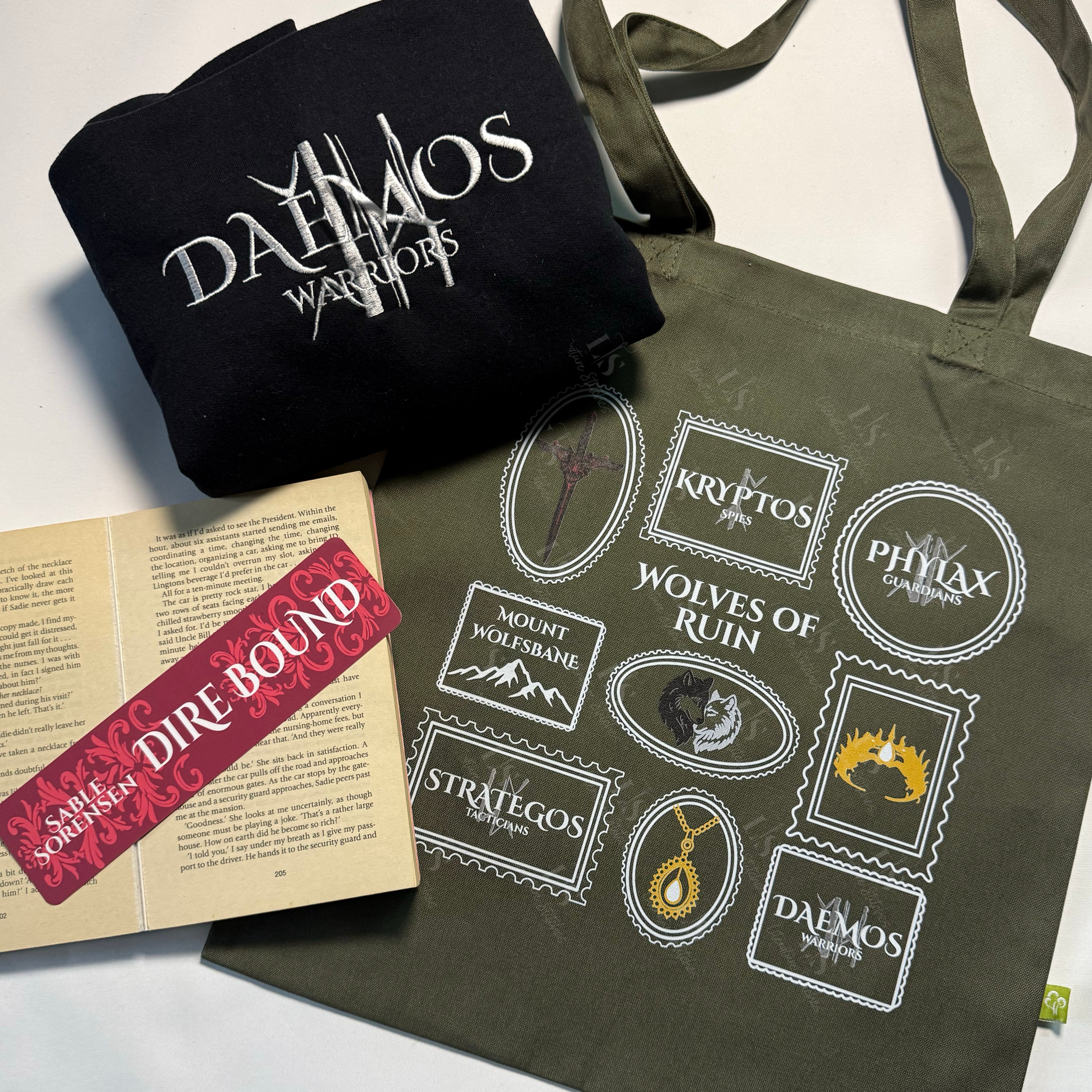 SABLE SORENSEN - Dire Bound - Daemos Bundle – Literature Stitches