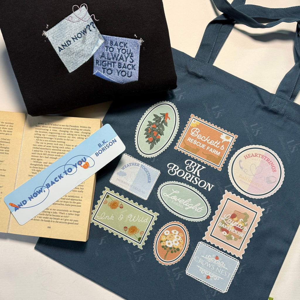 BK Borison sweatshirt and tote bag bundle