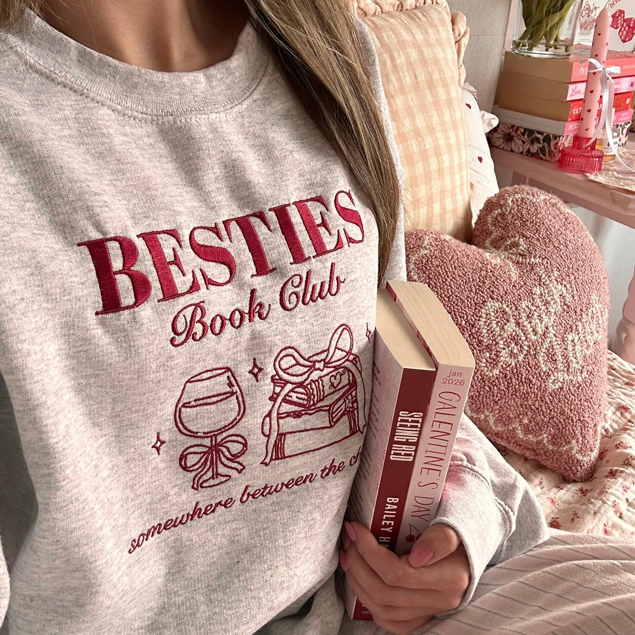 Besties book club sweatshirt