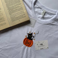 Black cat and pumpkin sweatshirt