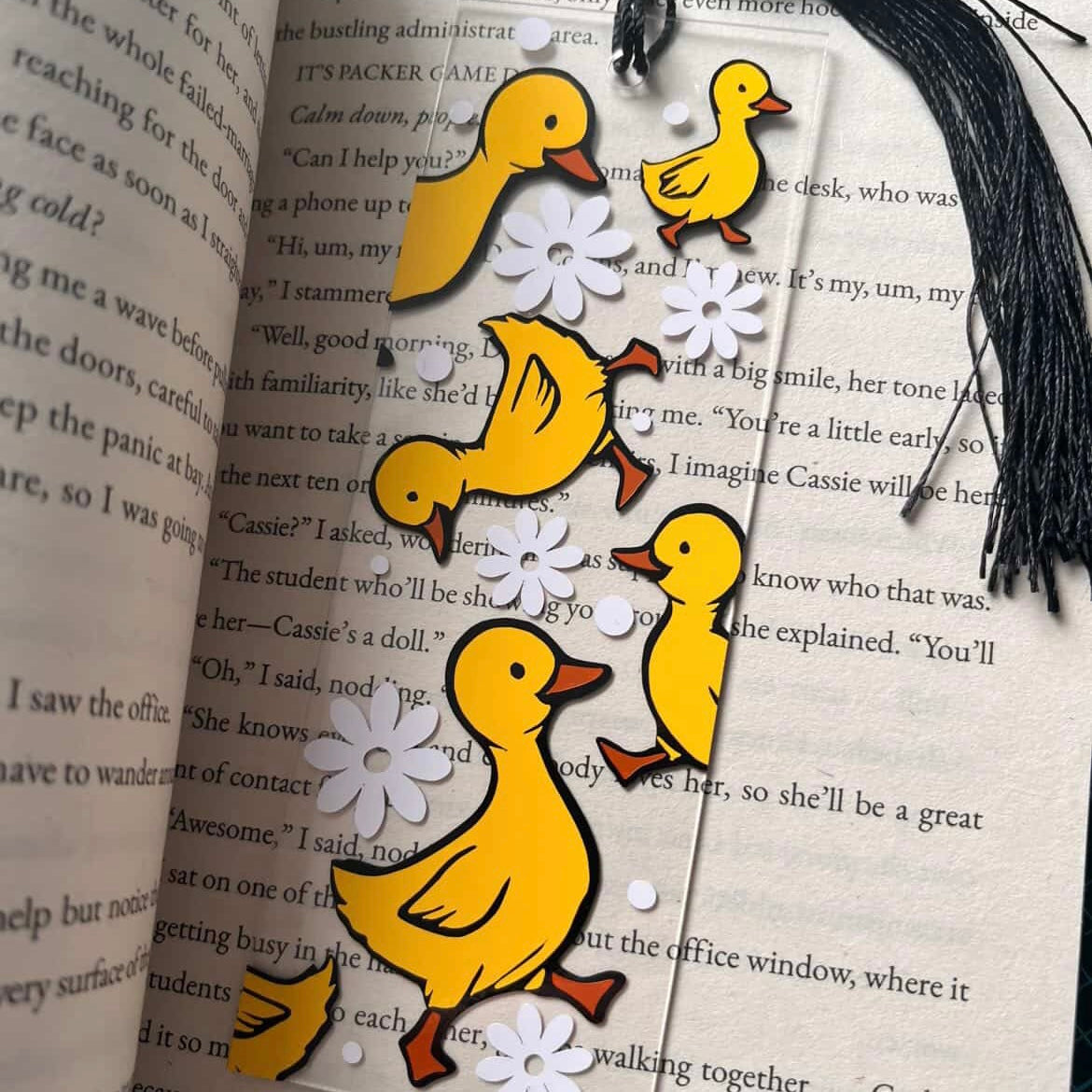 Cute Duckies Acrylic Bookmark - Bookmarked By Chris