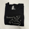Fantasy Reader Black L Sweatshirt