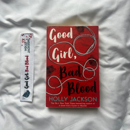 Good Girl Bad Blood Embroidered bookmark