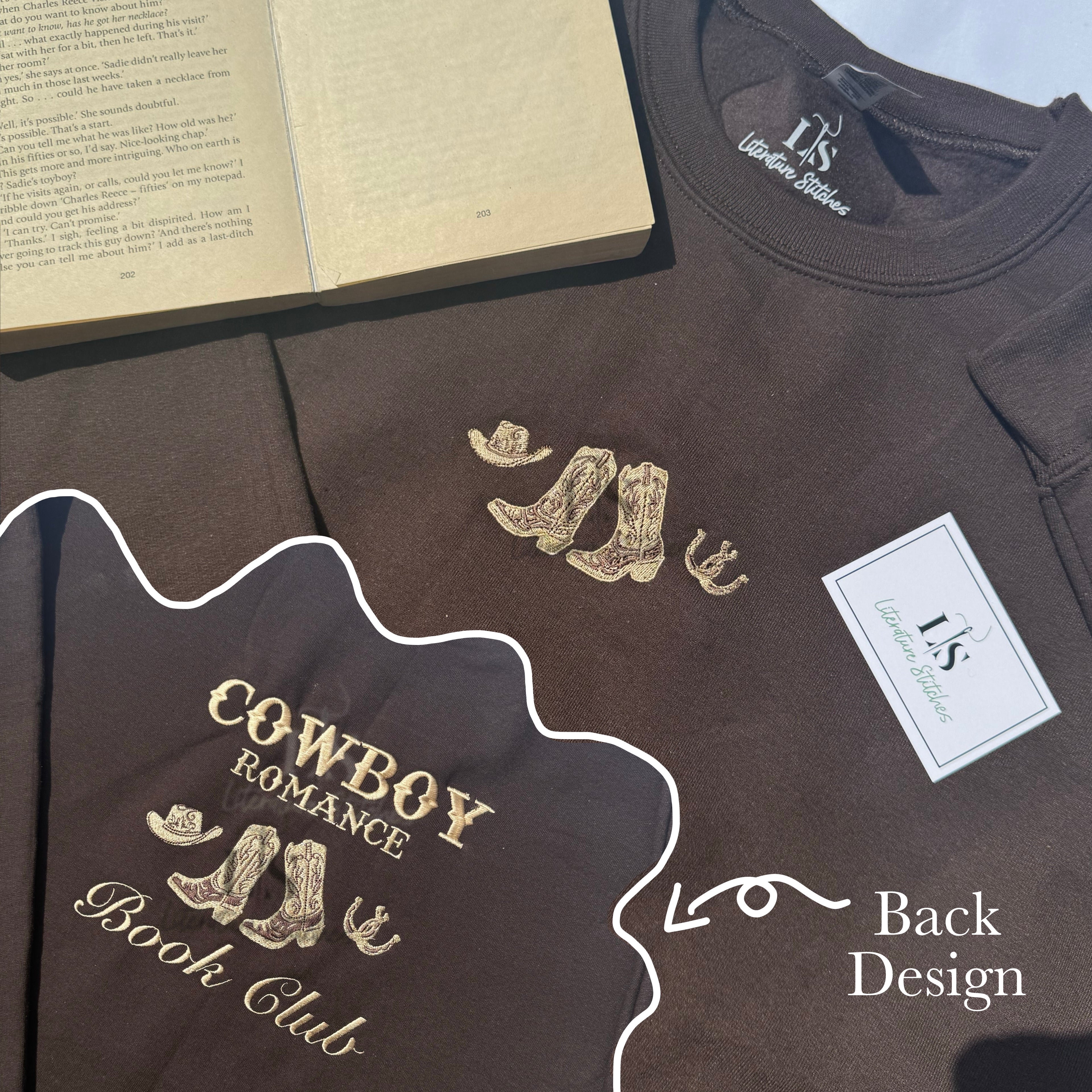 Cowboy Romance Book Club - Front & Back