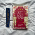 Once Upon A Broken Heart Embroidered bookmark
