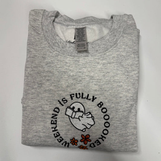 Weekend Fully Booooked Light Grey S Sweatshirt