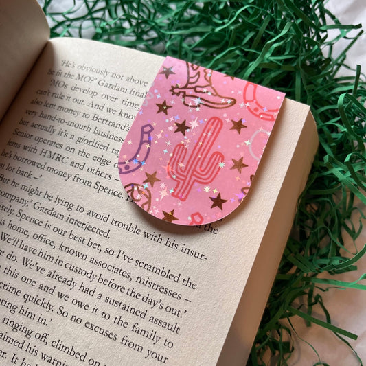 Cowboy Magnetic Bookmark - Bookmarked By Chris