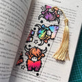 Highland Cows Acrylic Bookmark - Bookmarked By Chris