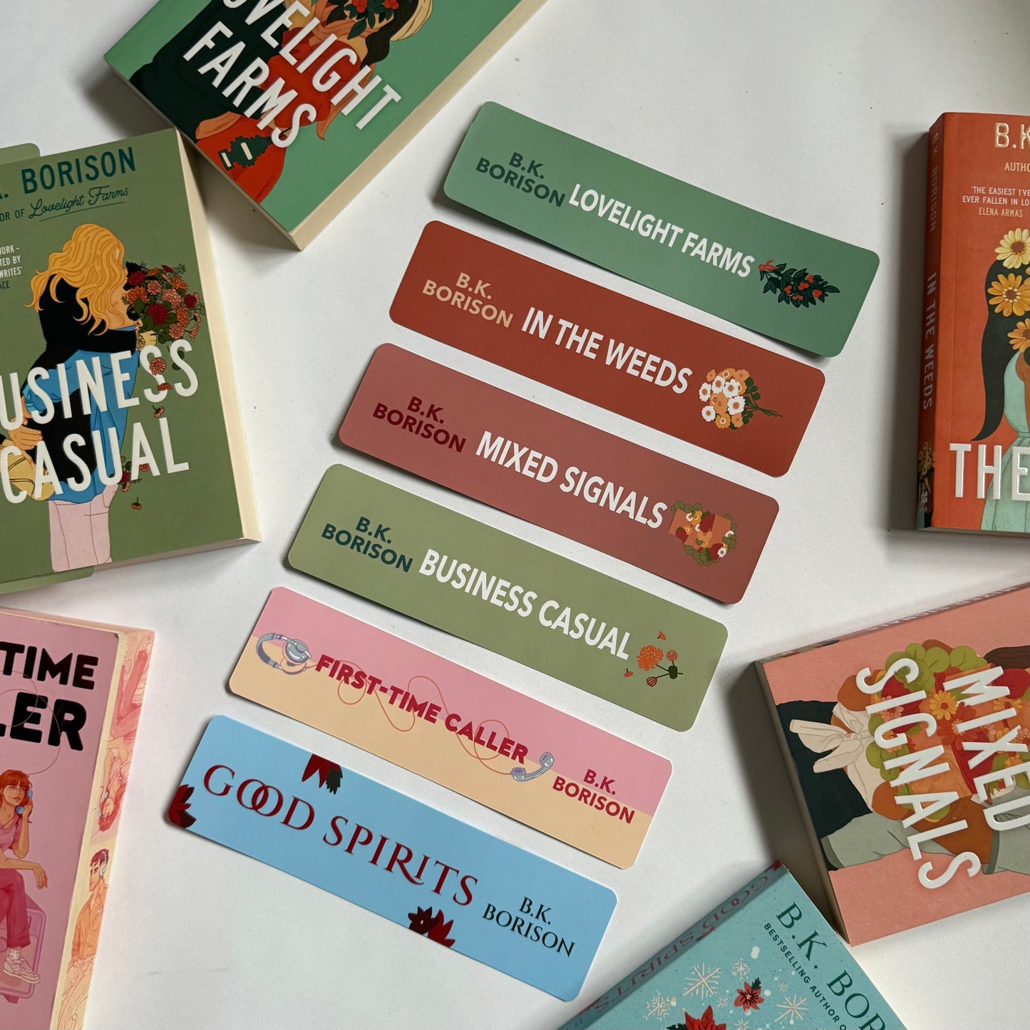 BK BORISON Lovelight Farms Bookmarks Full Set