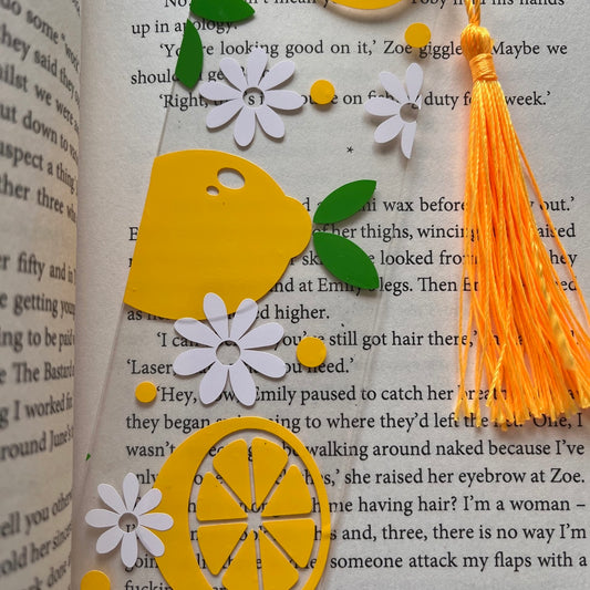 Lemons Acrylic Bookmark - Bookmarked By Chris