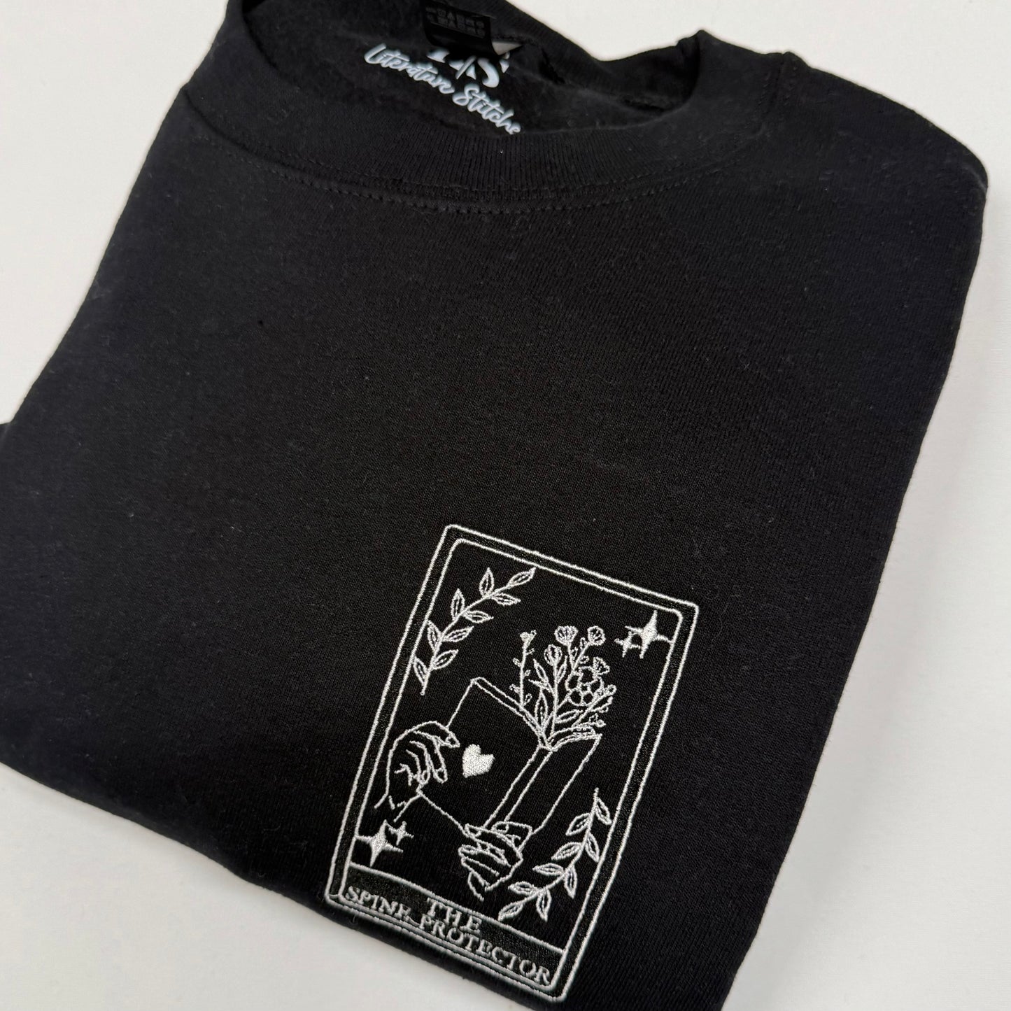 Left Chest - The Spine Protector Black L Sweatshirt