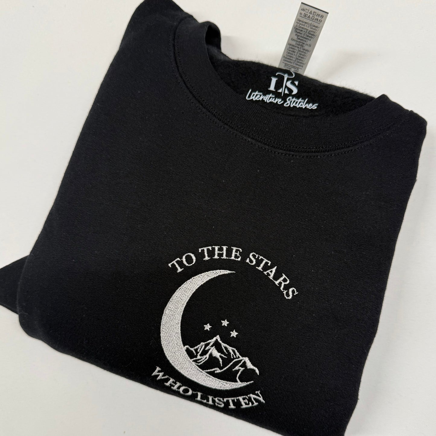 To The Stars Who Listen Black XL Sweatshirt