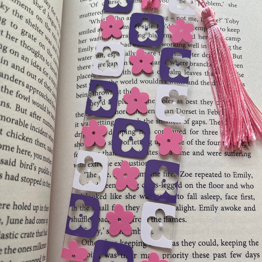 Pastel Daisies Acrylic Bookmark - Bookmarked By Chris