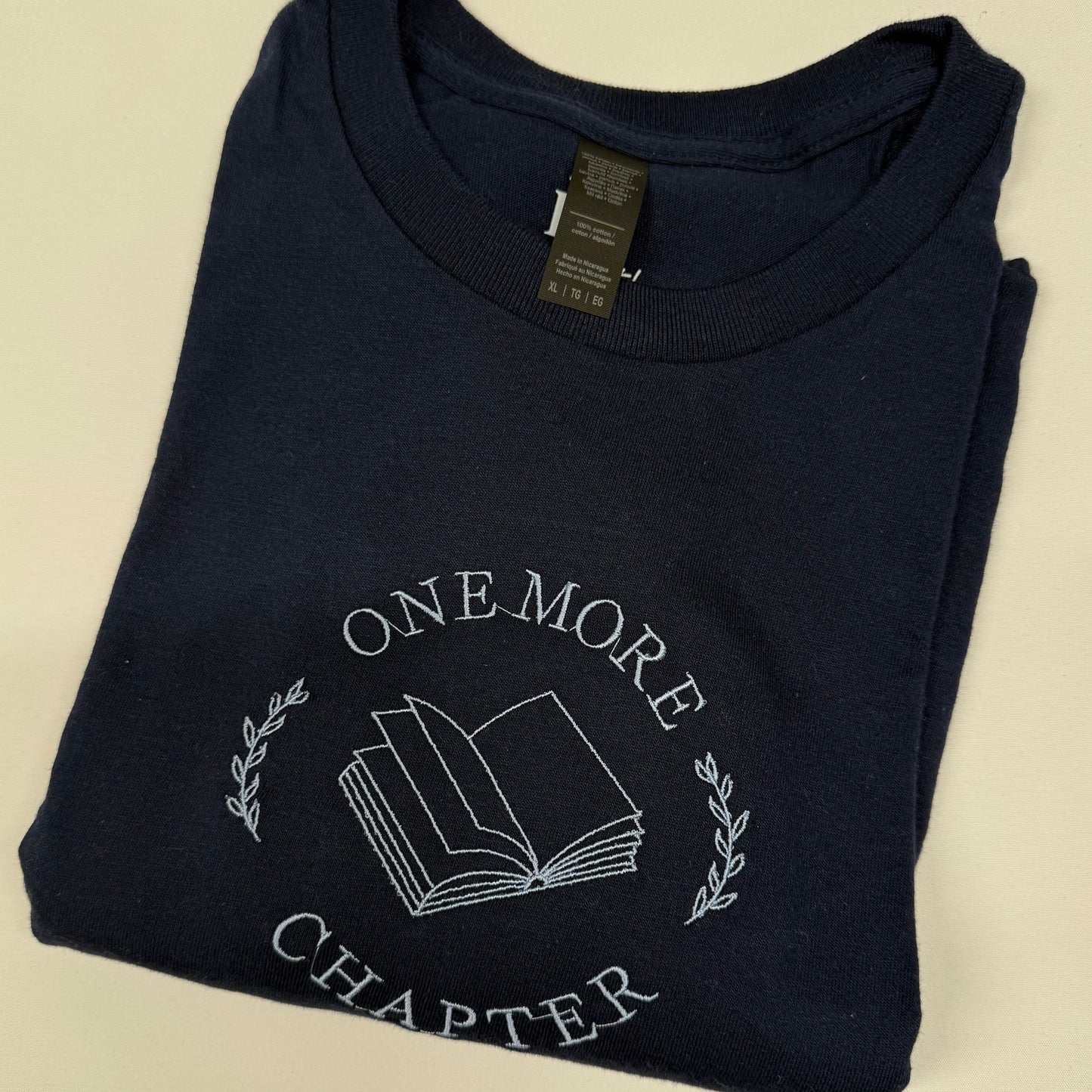 One More Chapter Navy XL T-Shirt